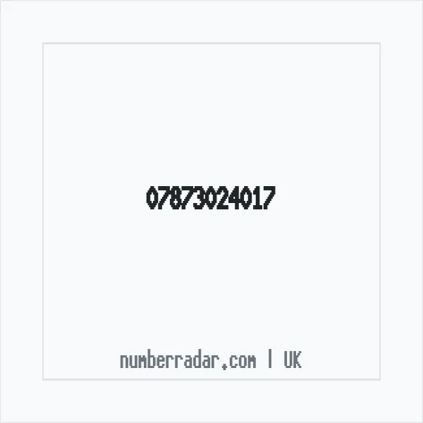 Reverse number check for +44 7873 024017 — who called me?
