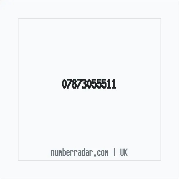 Reverse number check for +44 7873 055511 — who called me?