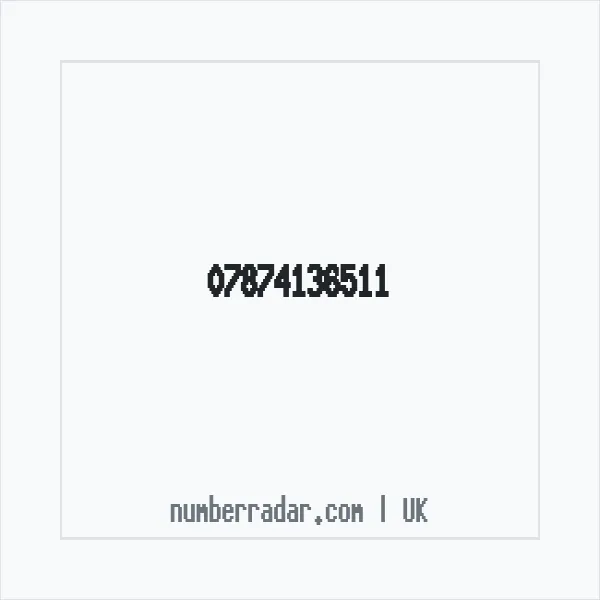 Reverse number check for +44 7874 136511 — who called me?