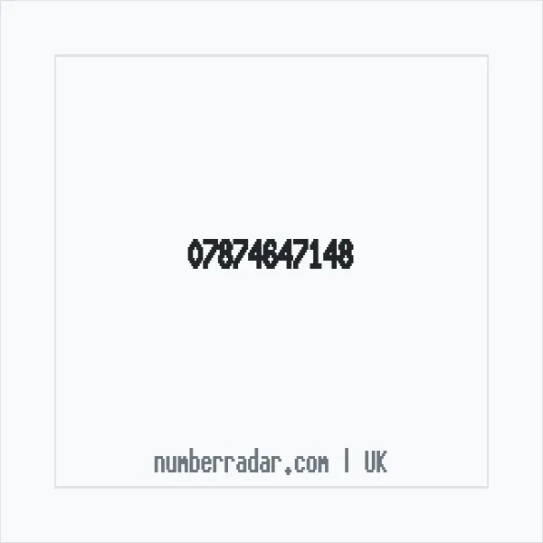 Reverse number check for +44 7874 647148 — who called me?