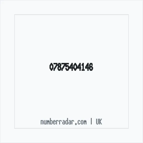 Reverse number check for +44 7875 404146 — who called me?