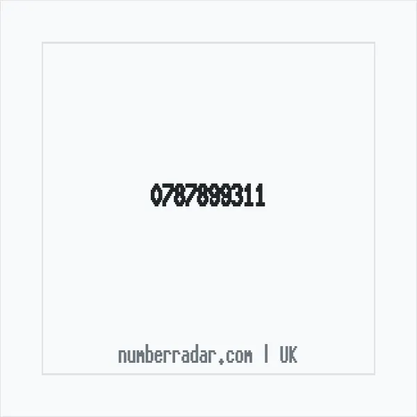 Reverse number check for +44 787899311 — who called me?