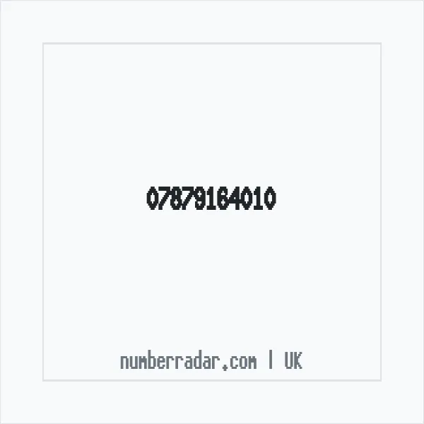 Reverse number check for +44 7879 164010 — who called me?