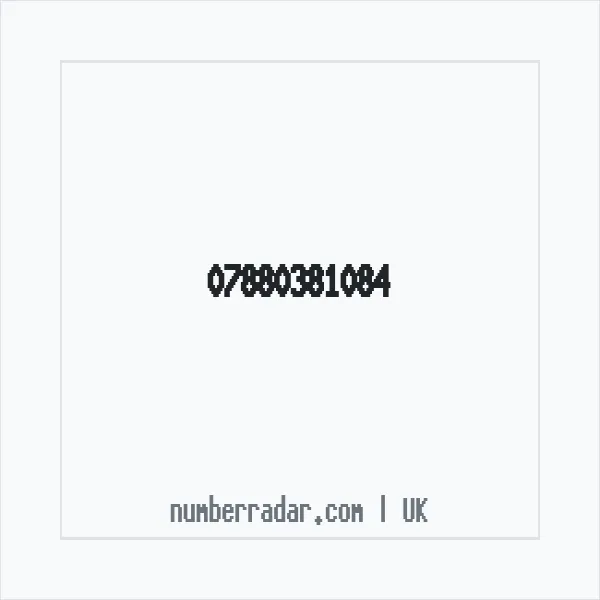 Reverse number check for +44 7880 381084 — who called me?