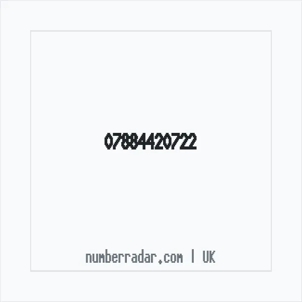 Reverse number check for +44 7884 420722 — who called me?