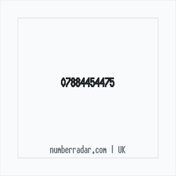 Reverse number check for +44 7884 454475 — who called me?