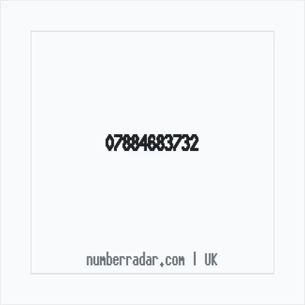 Reverse number check for +44 7884 683732 — who called me?