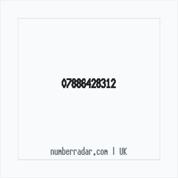 Reverse number check for +44 7886 428312 — who called me?
