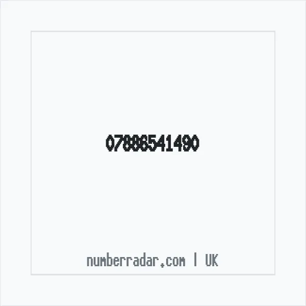 Reverse number check for +44 7886 541490 — who called me?