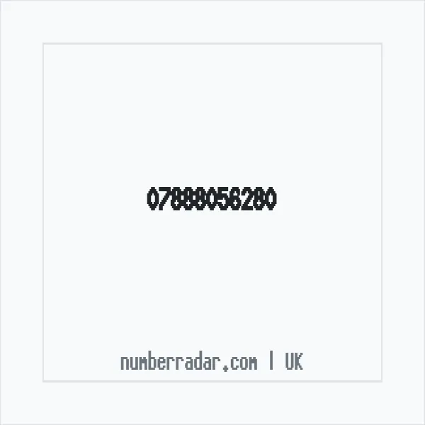 Reverse number check for +44 7888 056280 — who called me?
