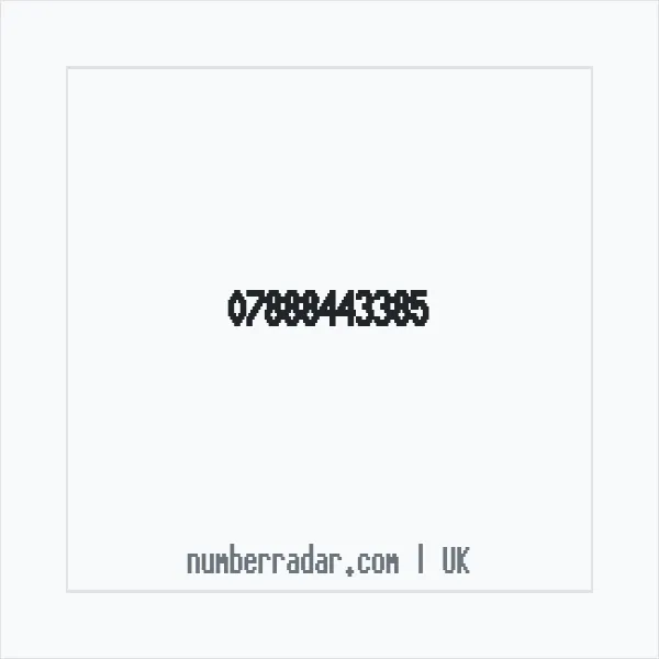 Reverse number check for +44 7888 443385 — who called me?