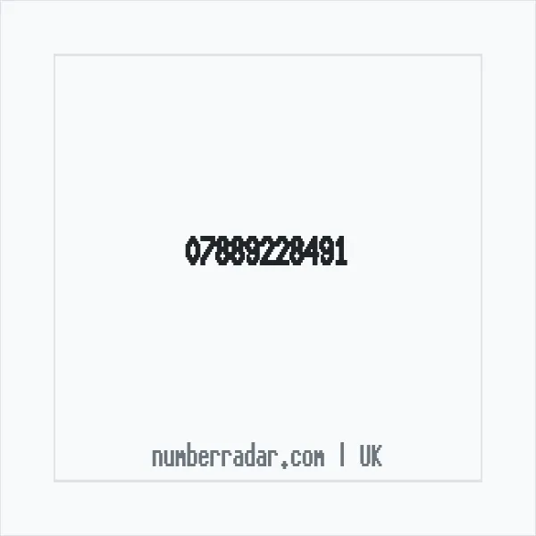 Reverse number check for +44 7889 228491 — who called me?