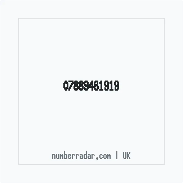 Reverse number check for +44 7889 461919 — who called me?