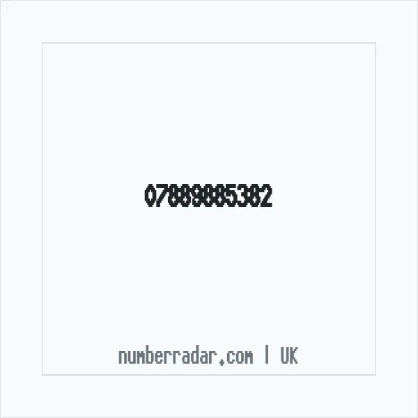 Reverse number check for +44 7889 885382 — who called me?