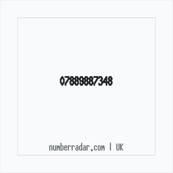 Reverse number check for +44 7889 887348 — who called me?