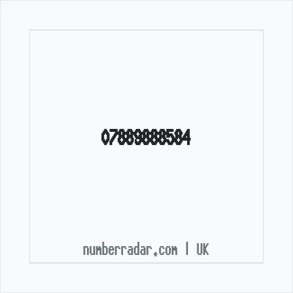 Reverse number check for +44 7889 888584 — who called me?