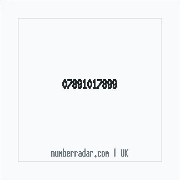 Reverse number check for +44 7891 017899 — who called me?
