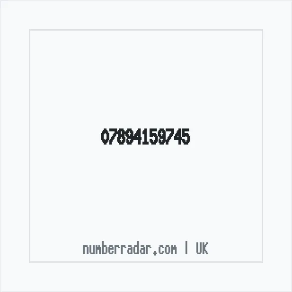 Reverse number check for +44 7894 159745 — who called me?