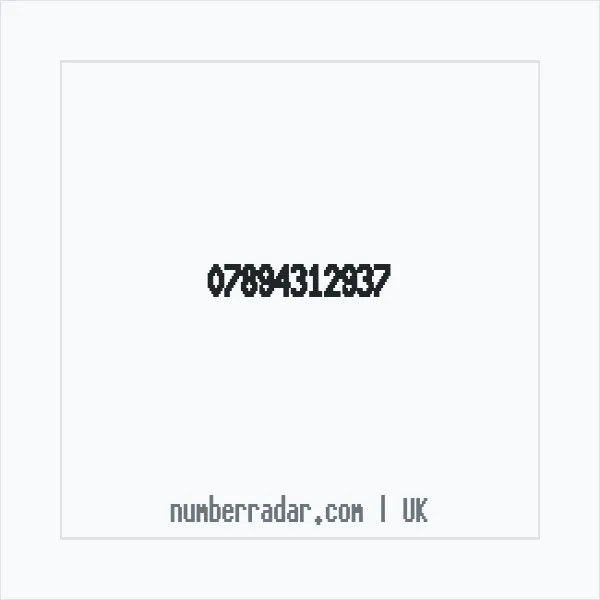 Reverse number check for +44 7894 312937 — who called me?
