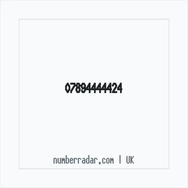 Reverse number check for +44 7894 444424 — who called me?