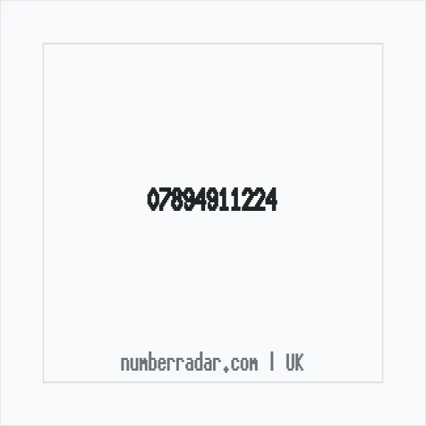 Reverse number check for +44 7894 911224 — who called me?
