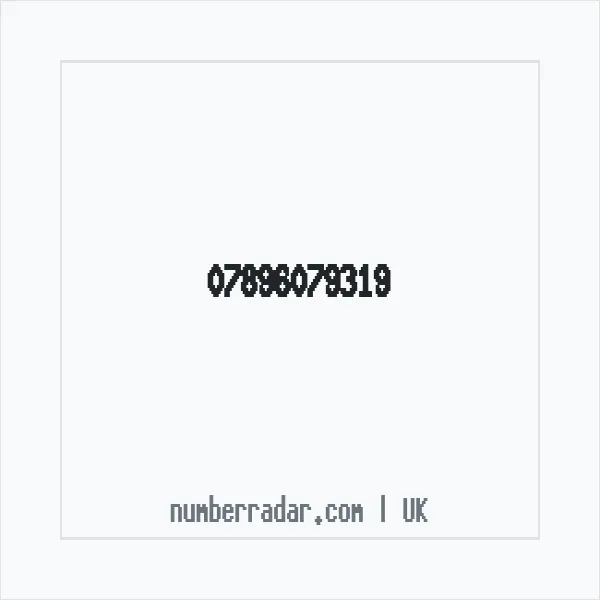 Reverse number check for +44 7896 079319 — who called me?