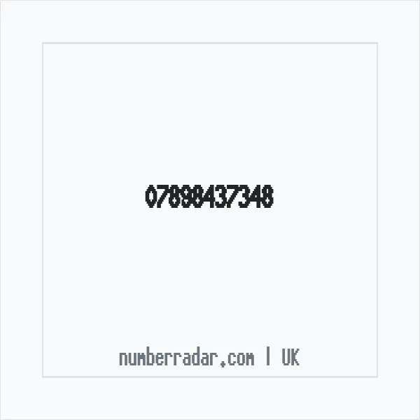 Reverse number check for +44 7898 437348 — who called me?
