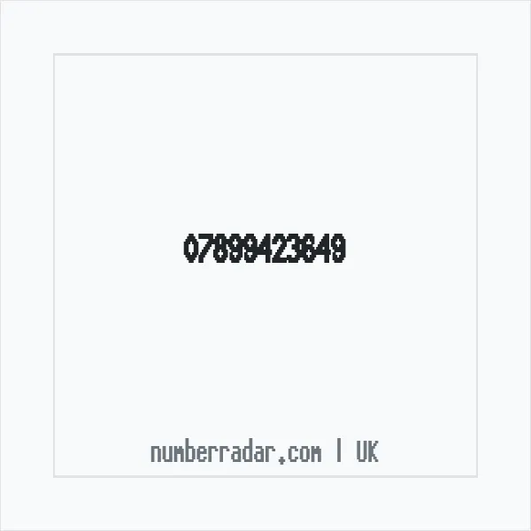 Reverse number check for +44 7899 423649 — who called me?