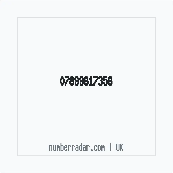 Reverse number check for +44 7899 617356 — who called me?