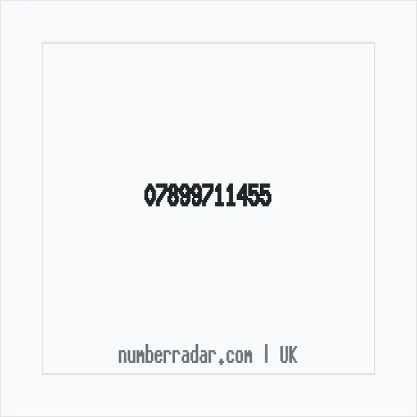 Reverse number check for +44 7899 711455 — who called me?