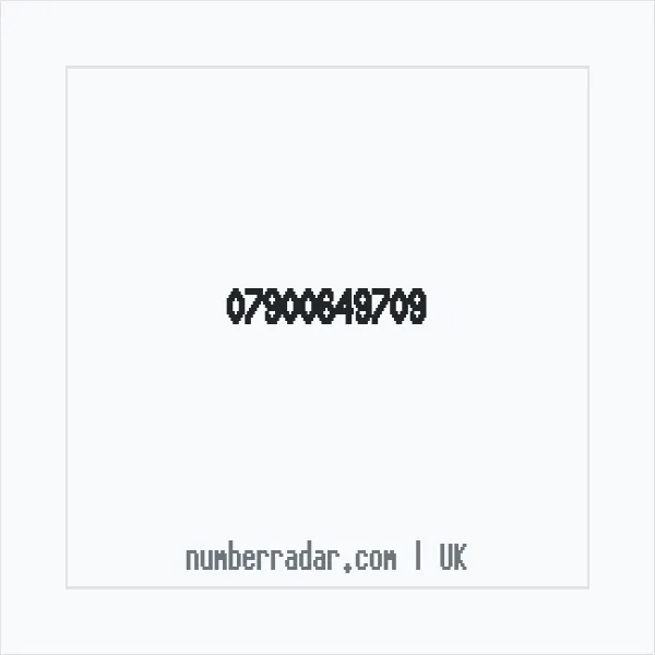 Reverse number check for +44 7900 649709 — who called me?