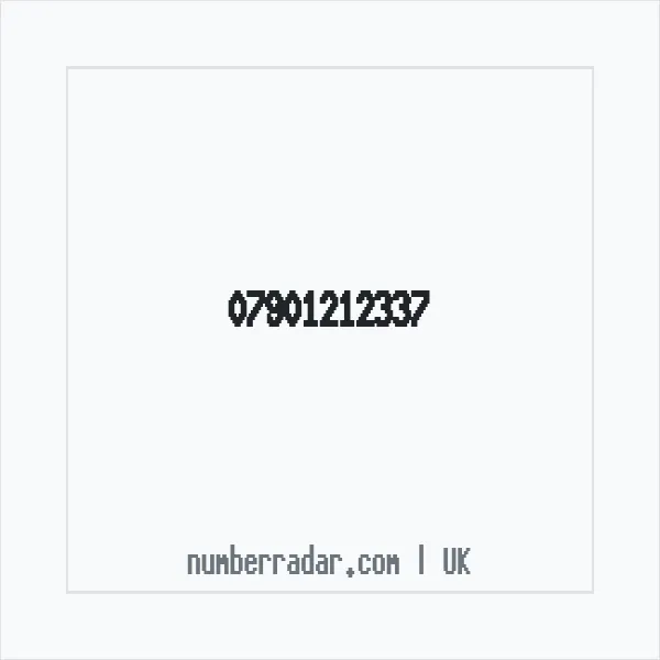 Reverse number check for +44 7901 212337 — who called me?