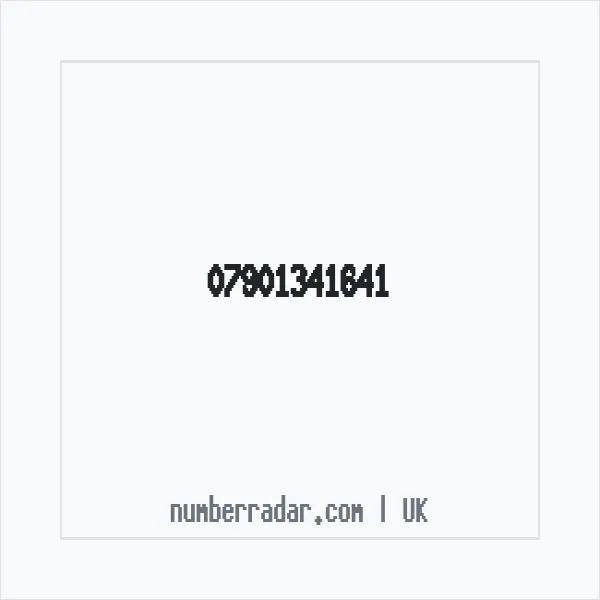 Reverse number check for +44 7901 341641 — who called me?