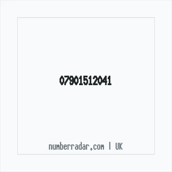 Reverse number check for +44 7901 512041 — who called me?