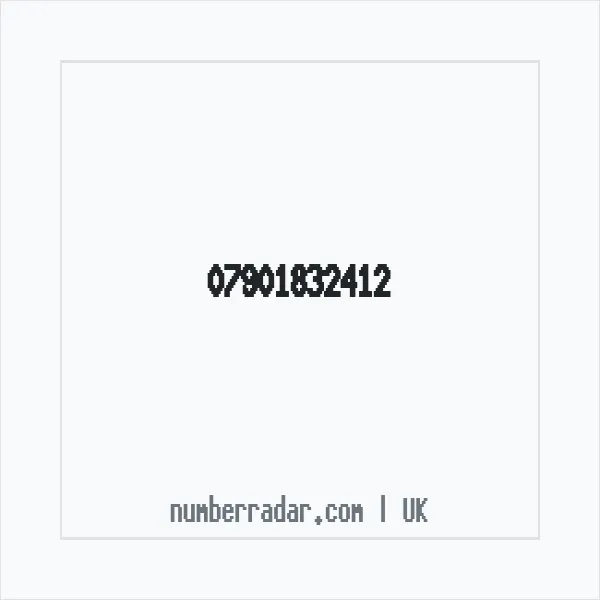 Reverse number check for +44 7901 832412 — who called me?