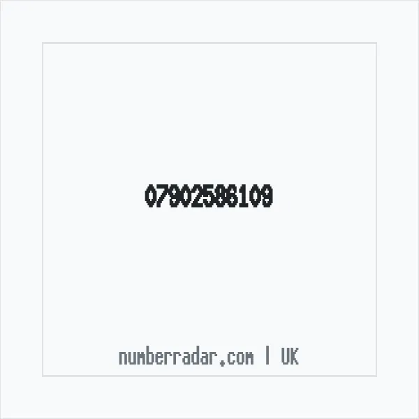 Reverse number check for +44 7902 586109 — who called me?