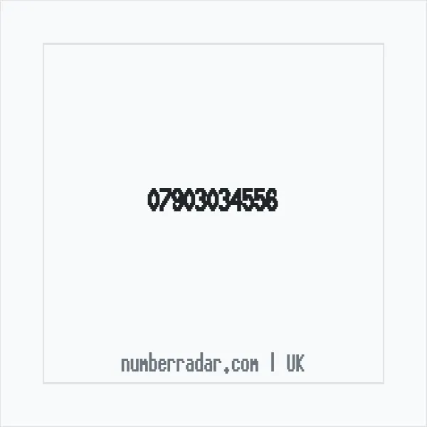 Reverse number check for +44 7903 034556 — who called me?