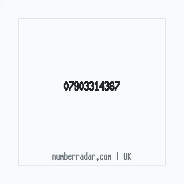 Reverse number check for +44 7903 314367 — who called me?