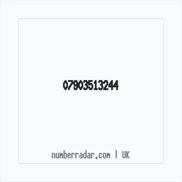 Reverse number check for +44 7903 513244 — who called me?