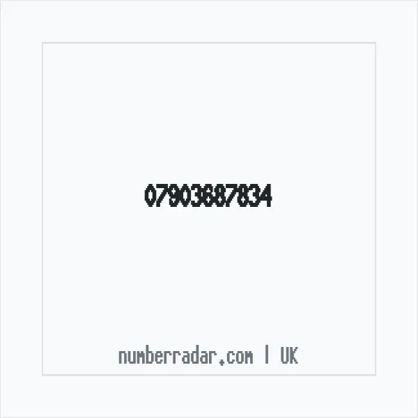 Reverse number check for +44 7903 687834 — who called me?