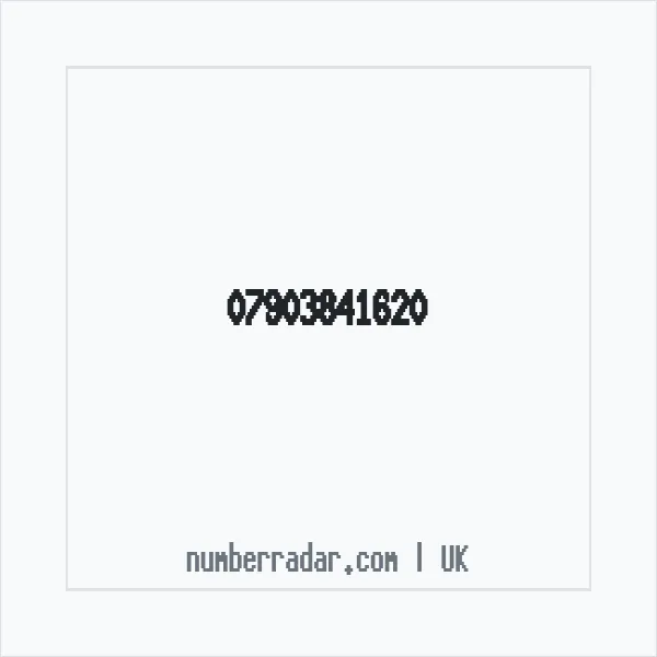 Reverse number check for +44 7903 841620 — who called me?