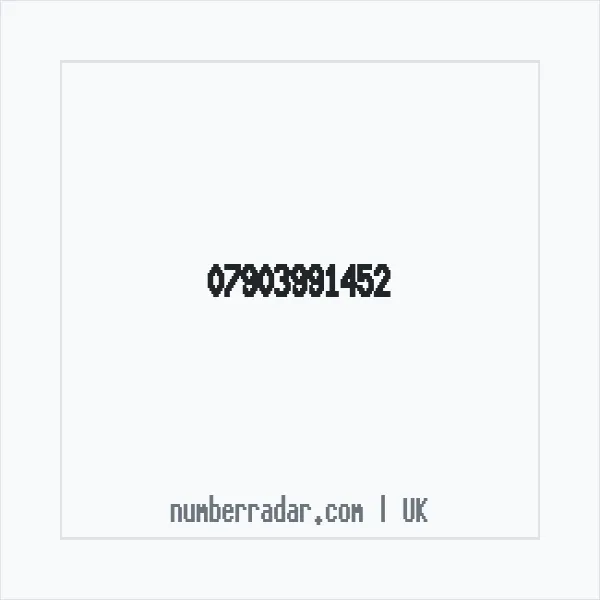 Reverse number check for +44 7903 991452 — who called me?