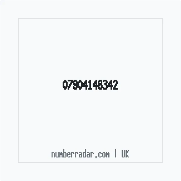 Reverse number check for +44 7904 146342 — who called me?
