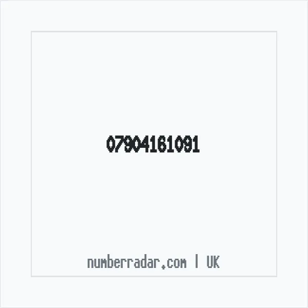 Reverse number check for +44 7904 161091 — who called me?