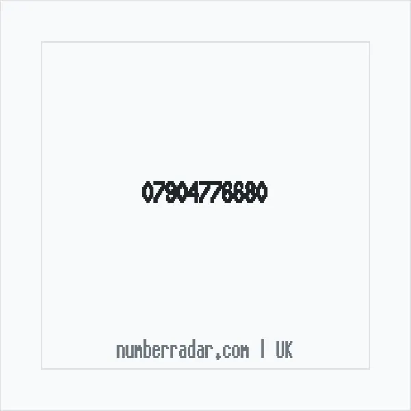 Reverse number check for +44 7904 776680 — who called me?