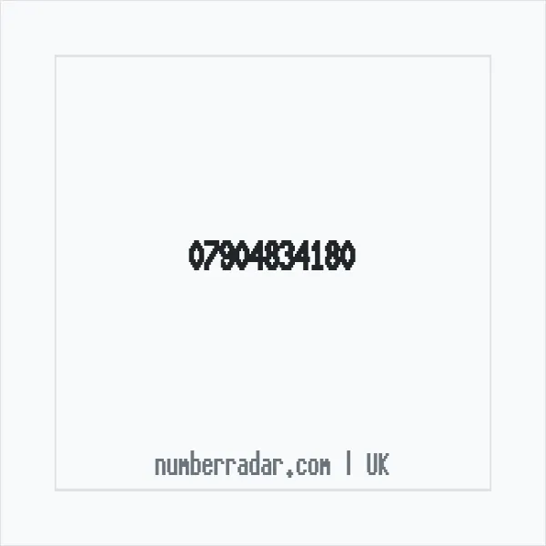 Reverse number check for +44 7904 834180 — who called me?