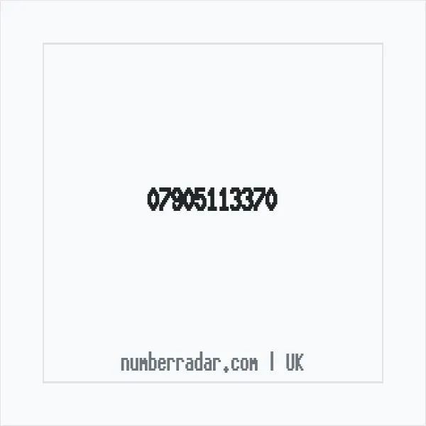 Reverse number check for +44 7905 113370 — who called me?