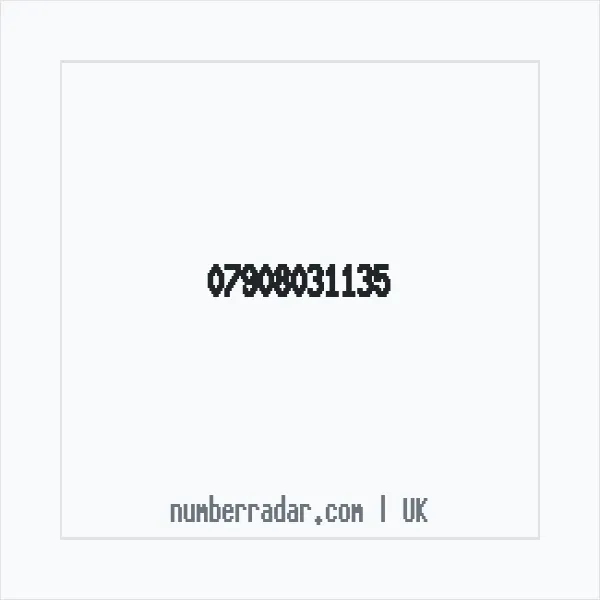 Reverse number check for +44 7908 031135 — who called me?