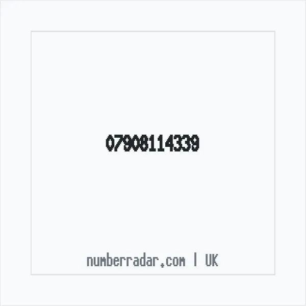 Reverse number check for +44 7908 114339 — who called me?