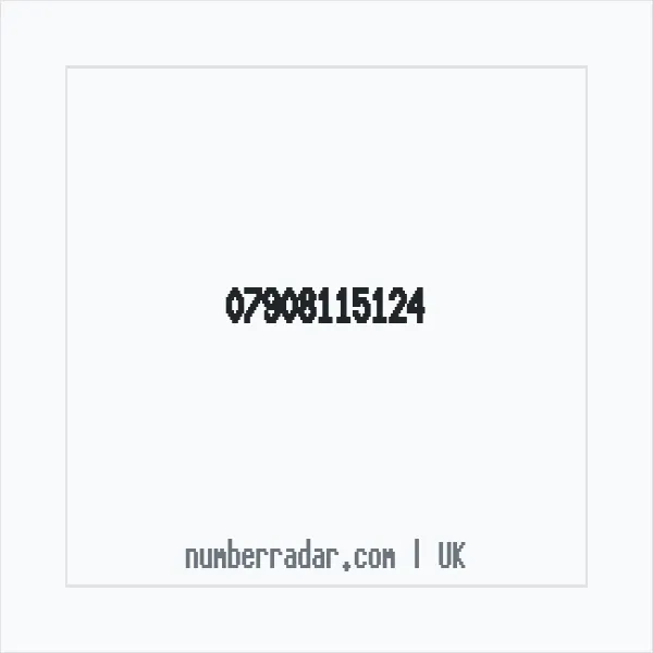 Reverse number check for +44 7908 115124 — who called me?